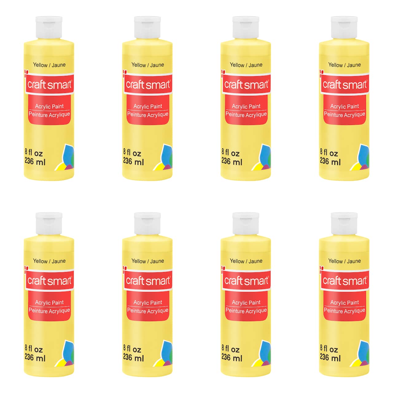 8 Pack: 8oz. Acrylic Paint by Craft Smart®